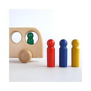 4人乗りバス」木のおもちゃ 知育玩具 ケラー社 オストハイマー 4人乗り