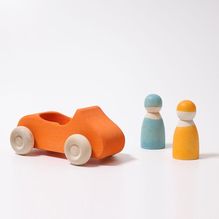 グリムス社　オープンカー　二人乗り グリムス オープンカー（二人乗り） | 赤ちゃんの木のおもちゃ