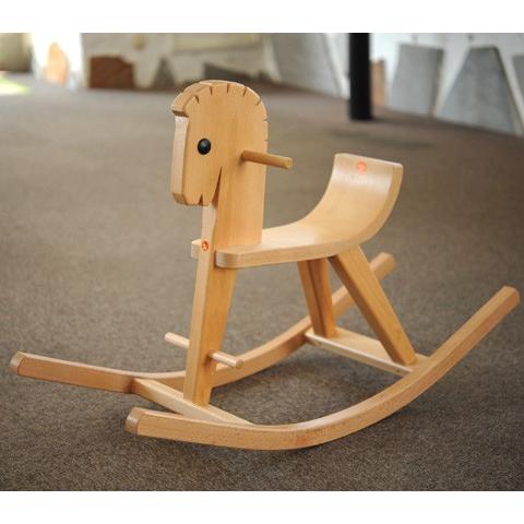 オストハイマー ケラー社 子供用 木馬ペーター 乗用玩具 ドイツ製 白木