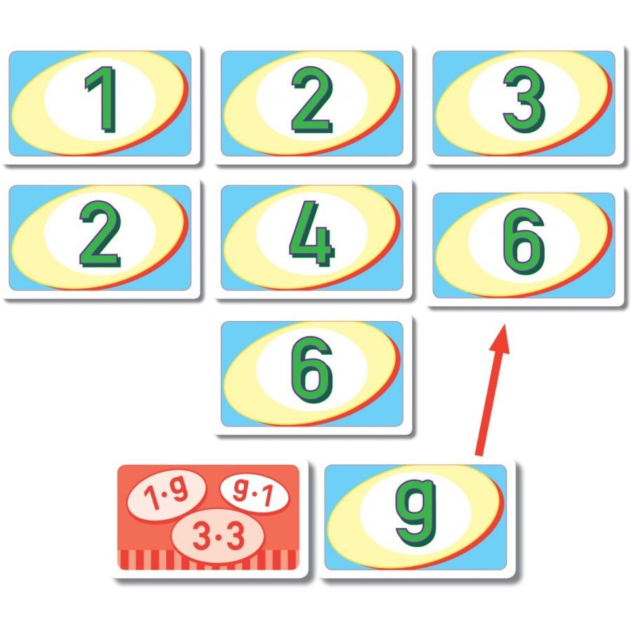 おしつけ かけ算ゲーム 算数 知育 カードゲーム 数遊び 脳トレ Toy10 110 メルヒェン Yahoo 店 通販 Yahoo ショッピング