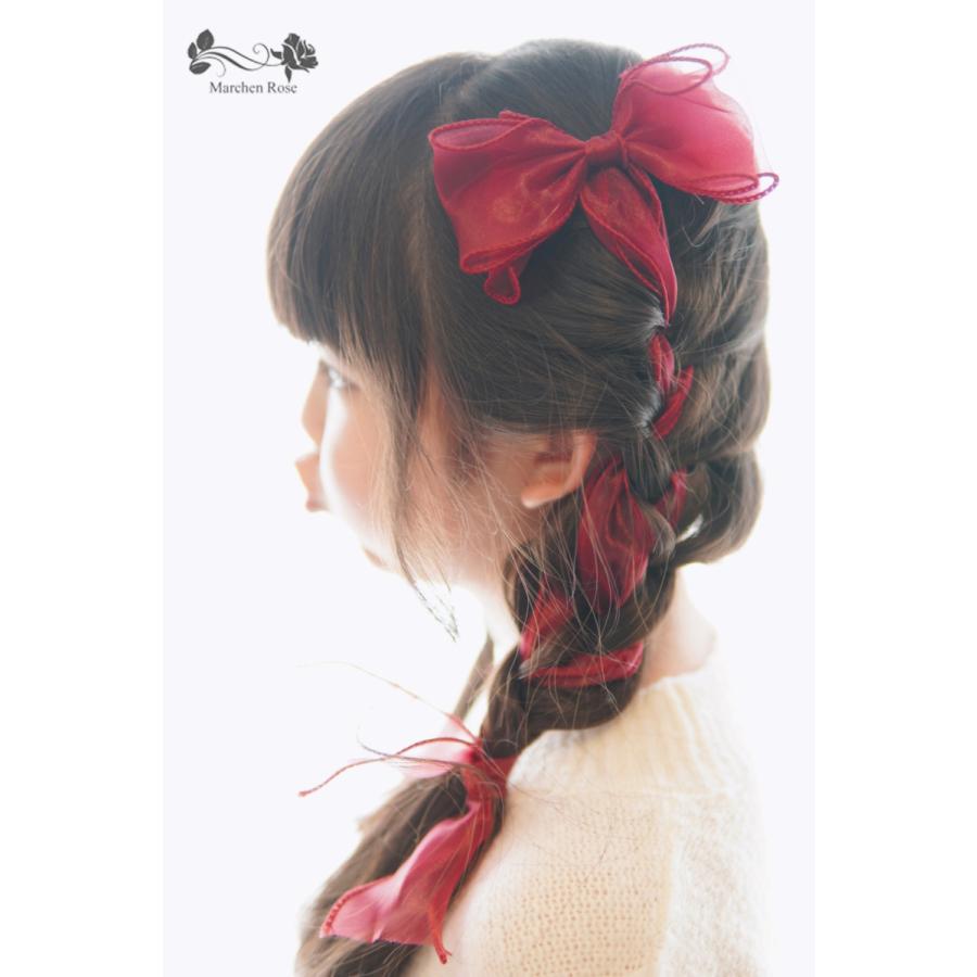 全5色 ロングりぼんヘアピン 編み込み ヘアアレンジ女の子 ジュニア レディース 可愛い ギフト メルヘンローズ 春 夏 秋 冬 0752 Marchen Rose 通販 Yahoo ショッピング