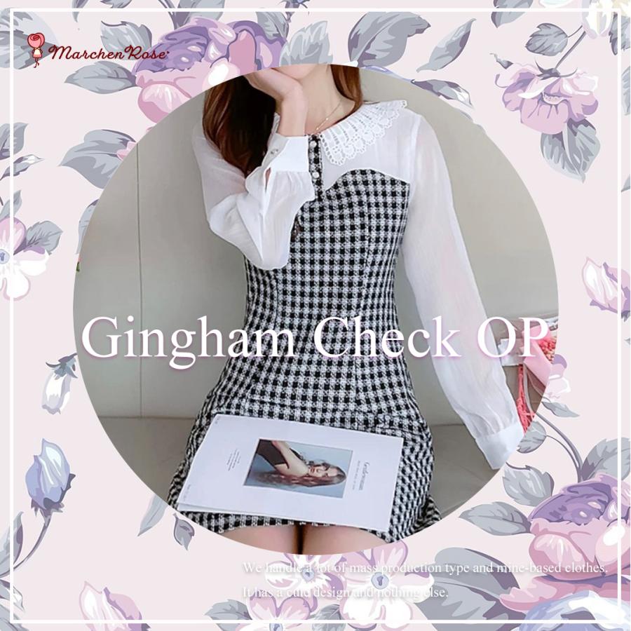 S M L Xl ギンガムチェック ワンピース レース襟 Aライン ドール レディース ガーリー Op 中学生 高校生 大学生 Ol 社会人 主婦 メルヘンローズ 春 夏 秋 冬 0860 Marchen Rose 通販 Yahoo ショッピング