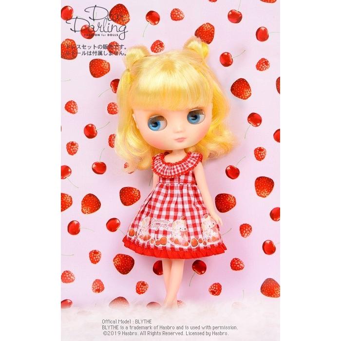 人形は付属しません ミディブライス ドレス Dear Darling Fashion For Dolls Maki ギンガムチェックワンピース レッド cmドールサイズ トイショップメルヘン 通販 Yahoo ショッピング