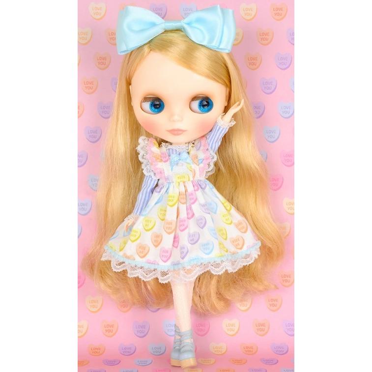 ネオブライス用 ドレス Dear Darling fashion for dolls「キスミー」 (ブルー)