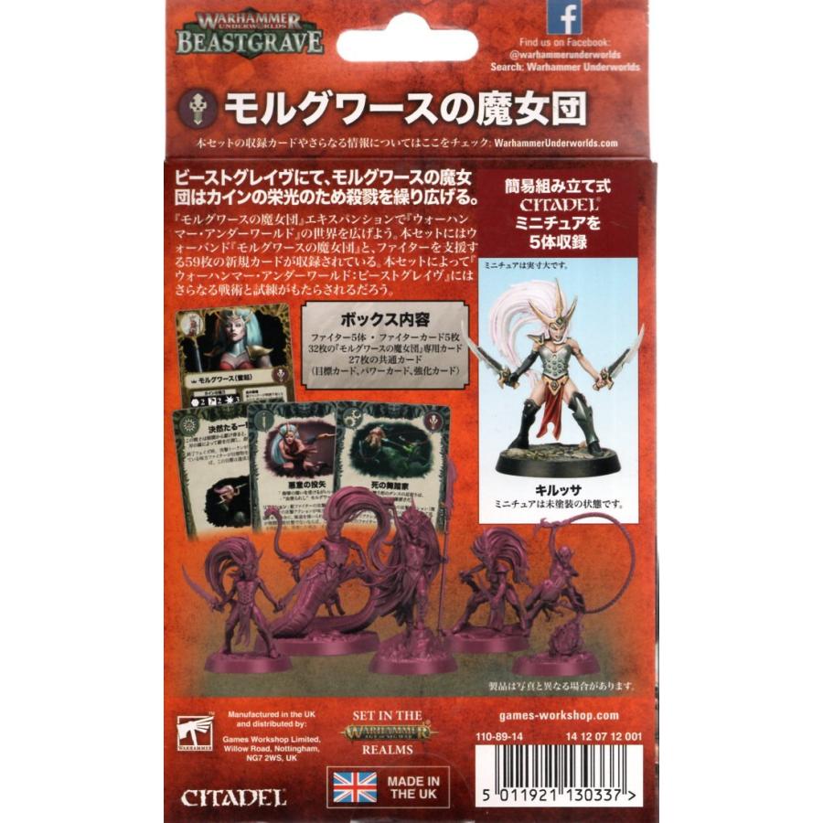 ウォーハンマー アンダーワールド 絶版 モルグワースの魔女団 キャラクター 