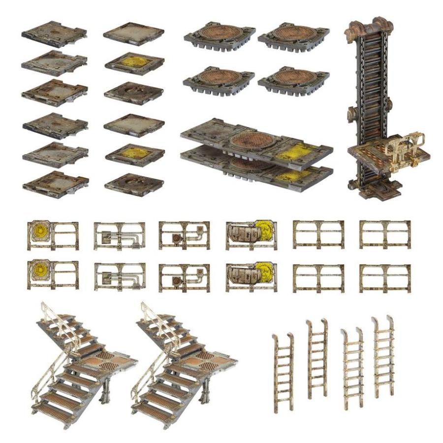 新品】ネクロムンダ: ゾーン・モータリス: プラットフォームと階段