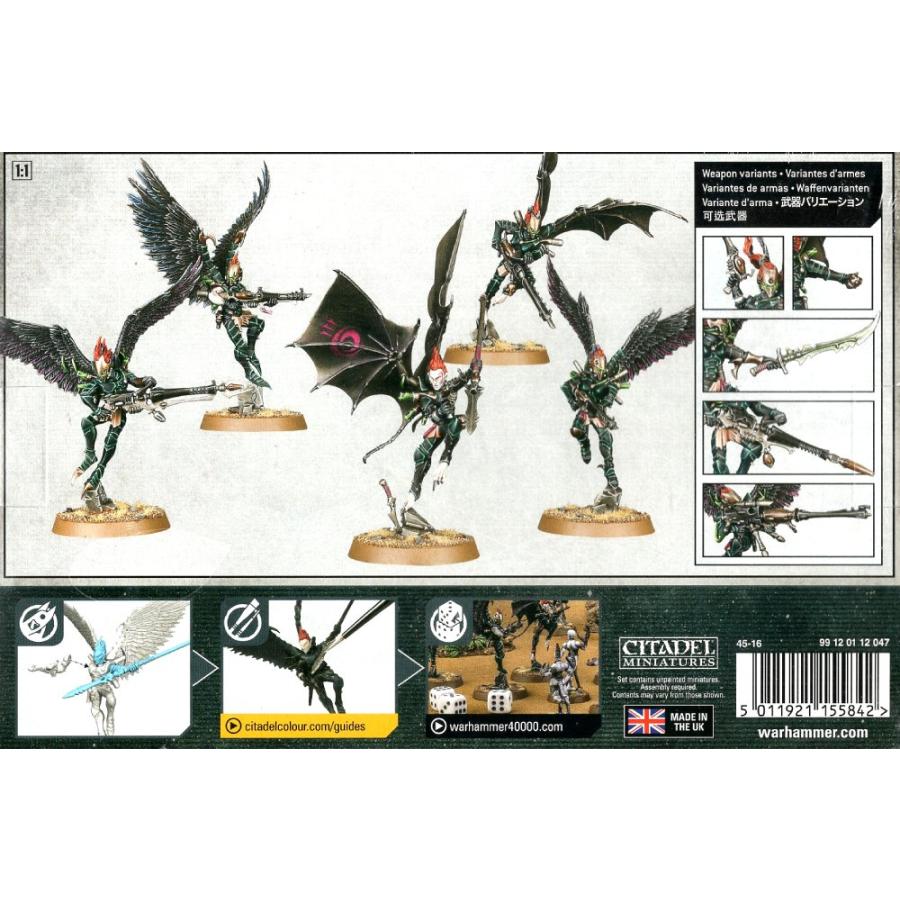 【新品】デュカーリ：スカージ [ウォーハンマー40.000] (DRUKHARI SCOURGES) (Warhammer 40.000)｜marchenshop｜02