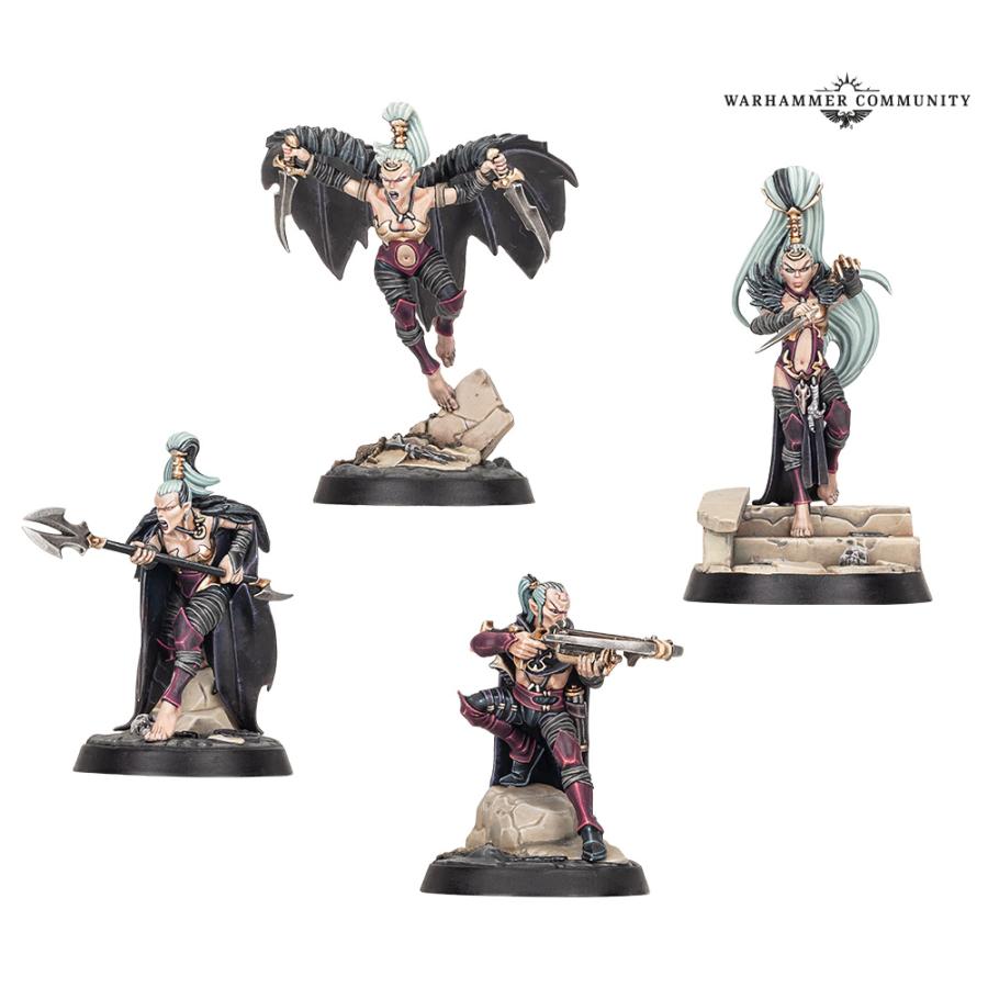 ウォーハンマー　塗装済み　アンダーワールド　ガレクの略奪団 WHアンダーワールド】ダイアキャズム：カグラの略奪者（日本語版