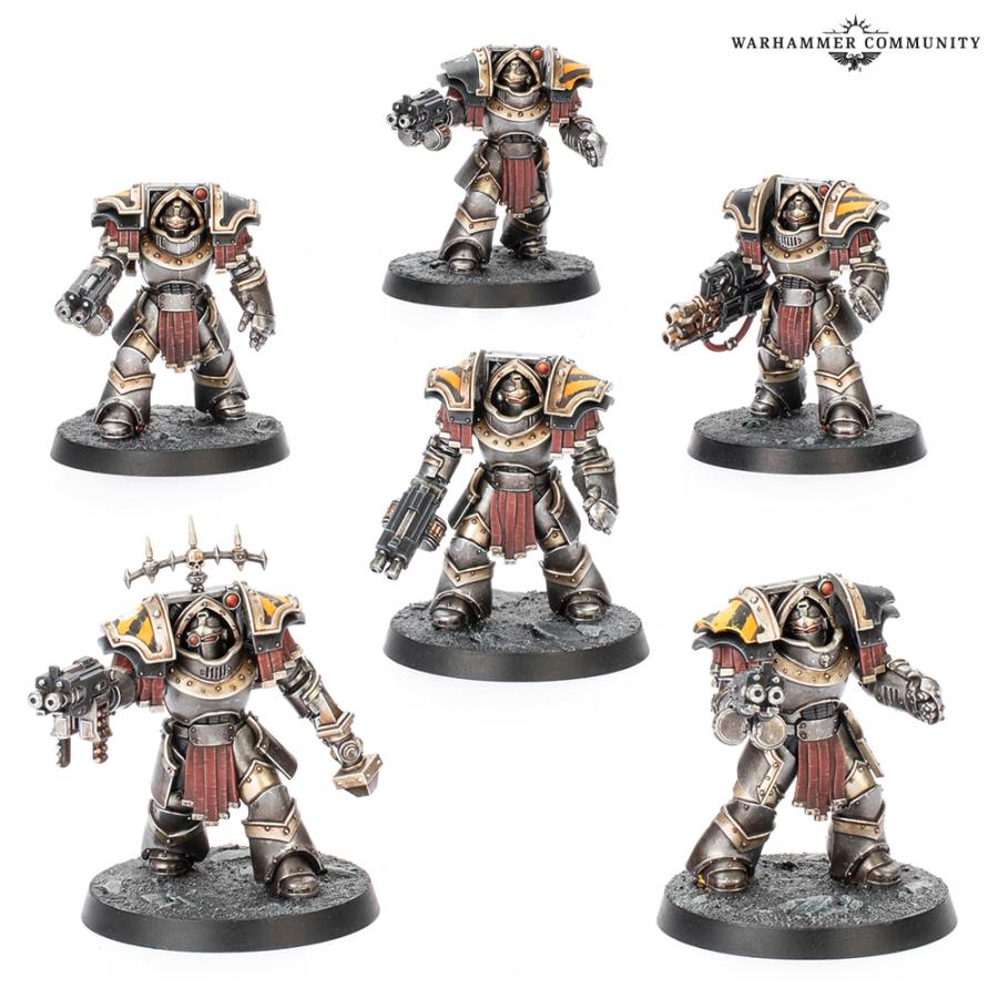 【2026年3月7日発売】【新品】レギオネス・アスタルテス：カタクラフティ・ターミネイター パワーフィスト (31-143) (Cataphractii Terminators Power Fists)の画像