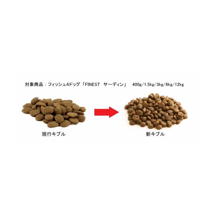 フィッシュ4 フィッシュ4ドッグ ファイネスト サーディン 小粒 6kg 全