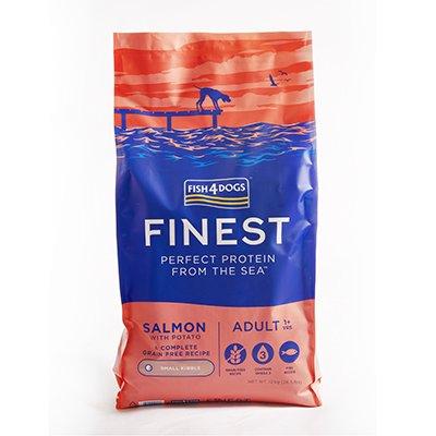 フィッシュ4 フィッシュ4ドッグ ファイネスト サーモン 小粒 12kg 全犬