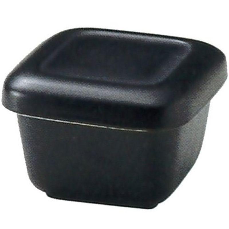 最大86%オフ! 三陶 萬古焼 おひつ器 小 ブラック 黒釉角型 11.5x11.5x8cm 300cc 1膳 097470 56-09747 電子レンジ 三陶 萬古焼 おひつ器 黒マット丸型 13716 1合