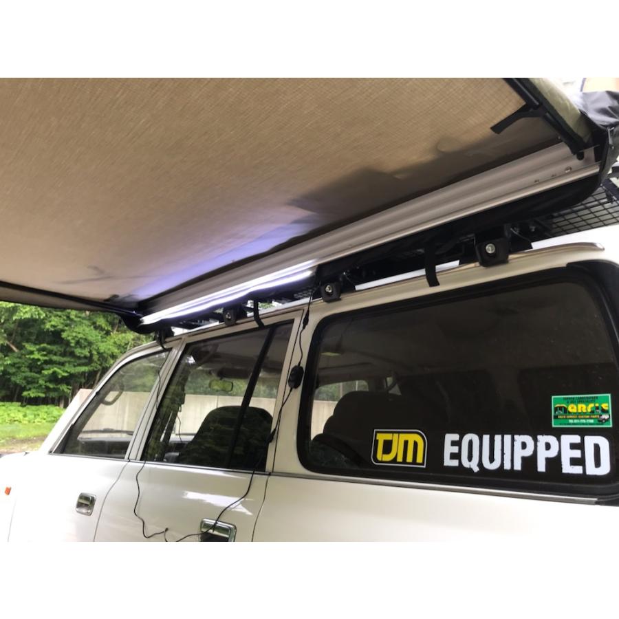 新品　サイドオーニング　　 TJM サイドオーニング2.5mx2.5m : MARCLE OFFROAD - 通販 - Yahoo