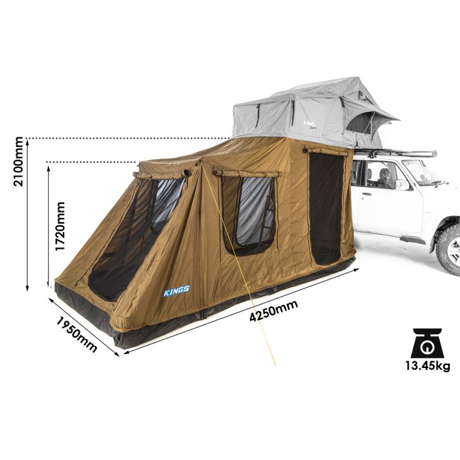 テント・タープ Adventure Kings Camping with your dog in the coveted roof tent | Tundra