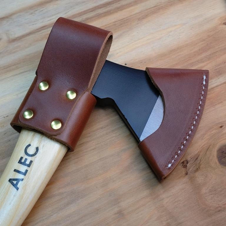 手斧用 革ケース ALEC 38cm 薪割り 斧 キャンプ アウトドア |  | 01