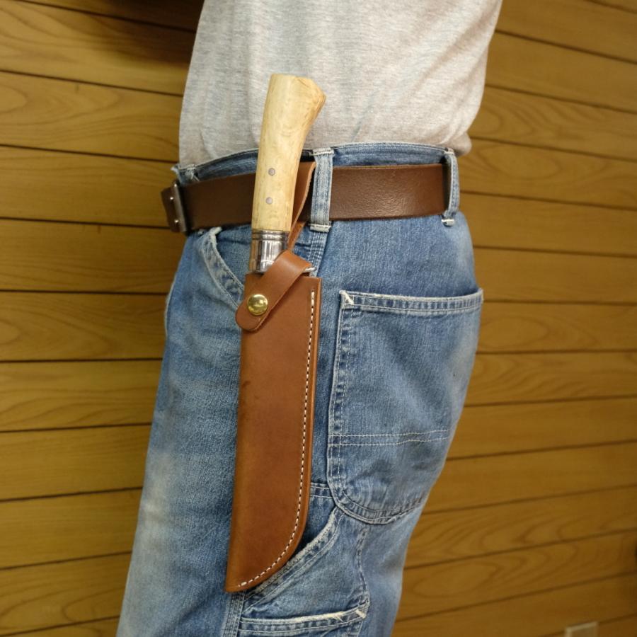 剣鉈用　革ケース　150ｍｍ　トヨクニ　晶之　土佐打刃物　ナイフケース　ナイフシース |  | 05