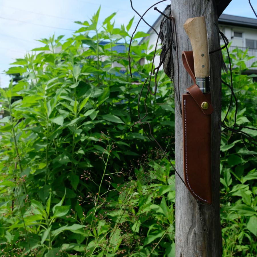 剣鉈用　革ケース　210ｍｍ　トヨクニ　晶之　土佐打刃物　ナイフケース　ナイフシース |  | 09