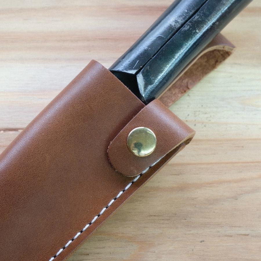 左利き用　マタギナガサ用　革ケース　4.5寸用  フクロナガサ　西根正剛　ナイフケース　ナイフシース |  | 02
