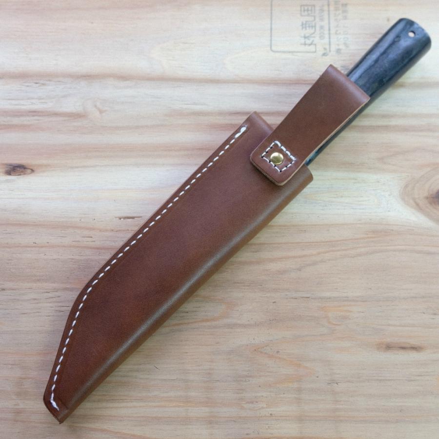 左利き用　マタギナガサ用　革ケース　8寸用  フクロナガサ　西根正剛　ナイフケース　ナイフシース |  | 05