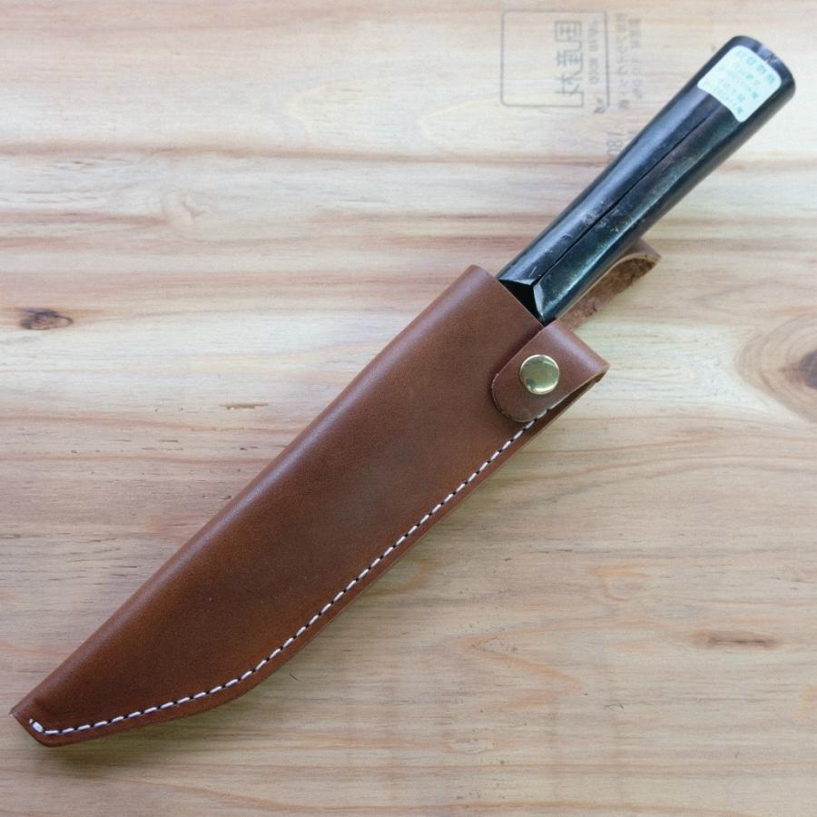左利き用　マタギナガサ用　革ケース　9.5寸用  フクロナガサ　西根正剛　ナイフケース　ナイフシース |  | 01