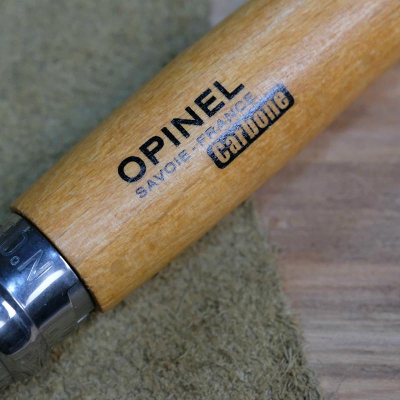 オピネル（opinel) カーボン　no9　革紐付き |  | 04