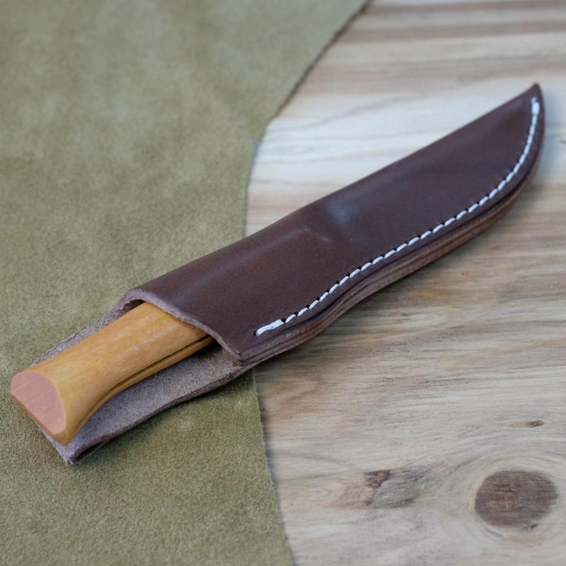 オピネル（opinel) no8 シースナイフ化 革ケース : ナイフケースの店 
