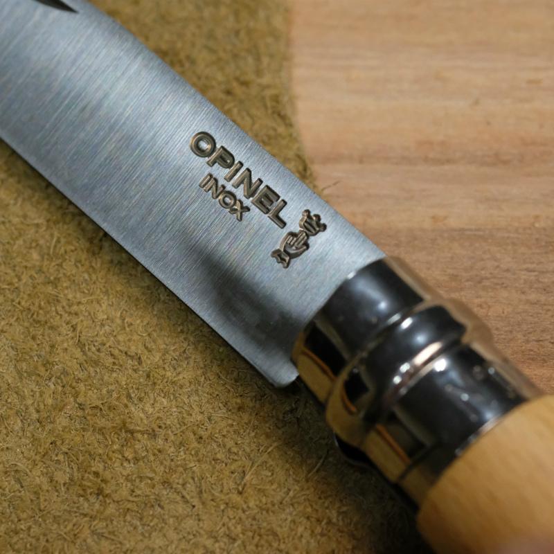 オピネル（opinel) ステンレス no9 革紐付き : ナイフケースの店
