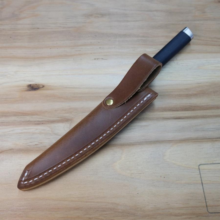 左利き用 ペティナイフ用 革ケース 150ミリ 貝印 KAI ペティナイフ 関