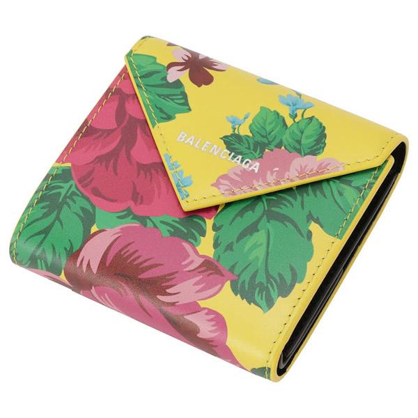 【正規品/新品】BALENCIAGA バレンシアガ 花柄 三つ折り財布 BALENCIAGA（バレンシアガ） 財布 三つ折り財布 折り畳み ミニ財布