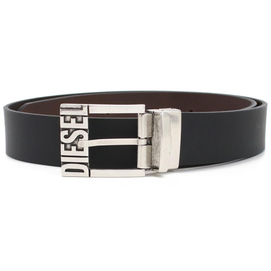 DIESEL（ディーゼル） 並行輸入品 ベルト X08879 ブラック メンズ