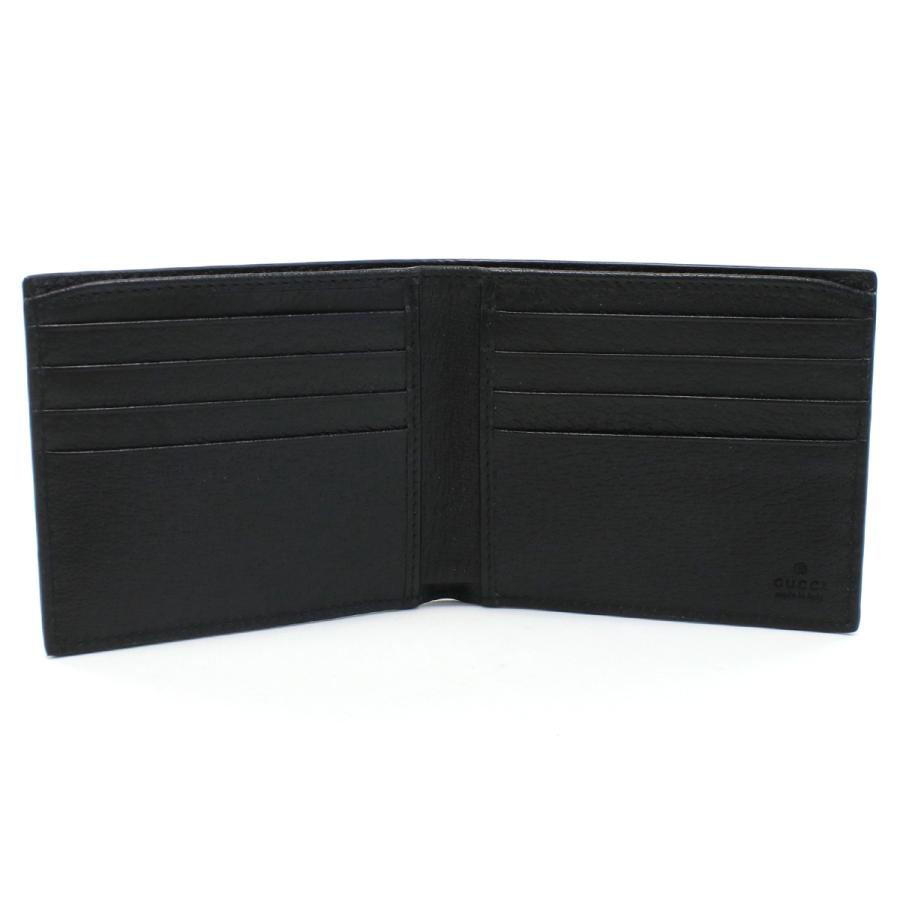 並行輸入品 グッチ GUCCI 二つ折り財布 折り畳み MEN'S GG MARM. 二折財布 小銭入れなし 428726 DJ20T 1000 ブラックの画像