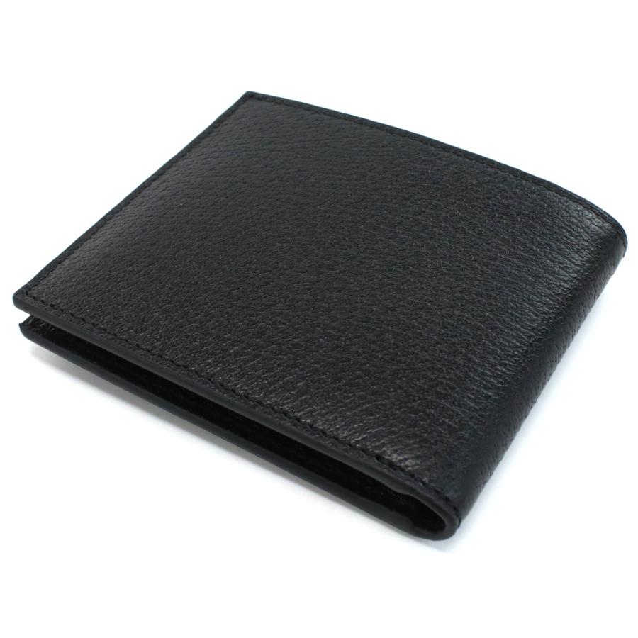 並行輸入品 グッチ GUCCI 二つ折り財布 折り畳み MEN'S GG MARM. 二折財布 小銭入れなし 428726 DJ20T 1000 ブラックの画像