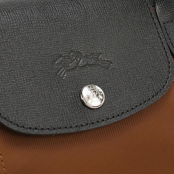 ロンシャン LONGCHAMP ハンドバッグ ショルダーバッグ 1512 ブラウン リサイクルキャンバス レディース_2