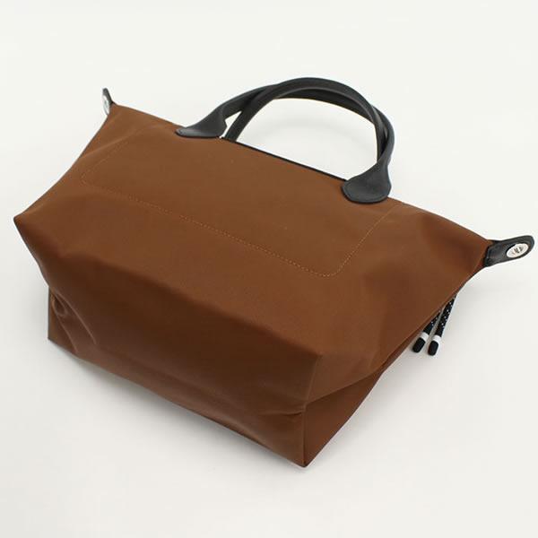 ロンシャン LONGCHAMP ハンドバッグ ショルダーバッグ 1512 ブラウン リサイクルキャンバス レディース_4