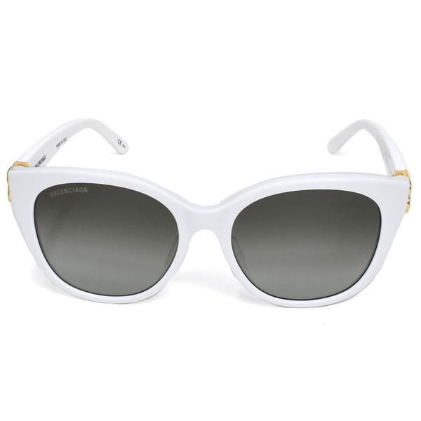 国内正規品 バレンシアガ BB0103SA 006 サングラス グレー ホワイト BALENCIAGA（バレンシアガ） サングラス BALENCIAGA BB0103SA-006
