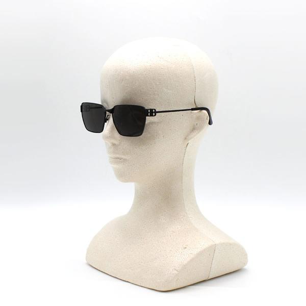 バレンシアガ サングラス BALENCIAGA BB0374SK-001 サングラス アジアンフィット ブラック マット グレー メンズ レディース ユニセックスの画像