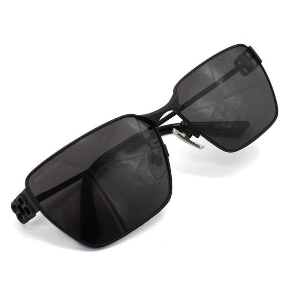 バレンシアガ サングラス BALENCIAGA BB0374SK-001 サングラス アジアンフィット ブラック マット グレー メンズ レディース ユニセックスの画像