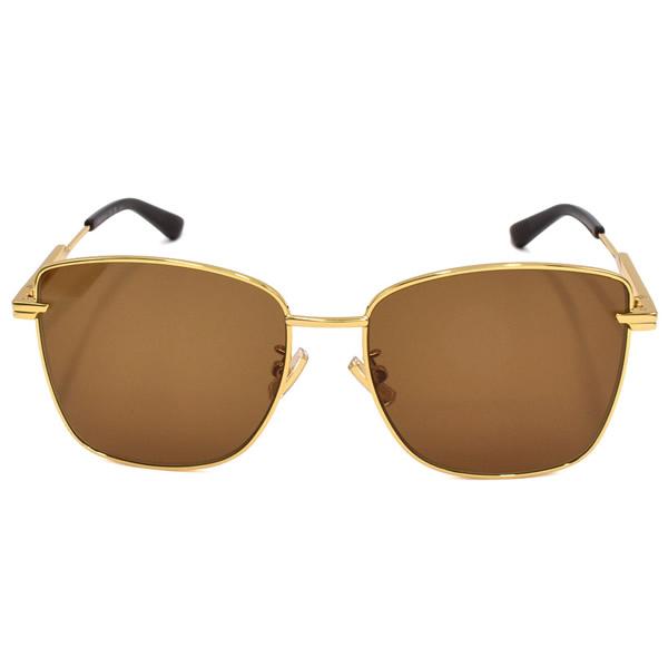 ボッテガヴェネタ BOTTEGA VENETA サングラス アジアンフィット BV1237S-002 メンズ レディース ゴールド+ブラウン紫外線対策 サングラス BOTTEGA VENETA（ボッテガ・ヴェネタ） サングラス BOTTEGA VENETA