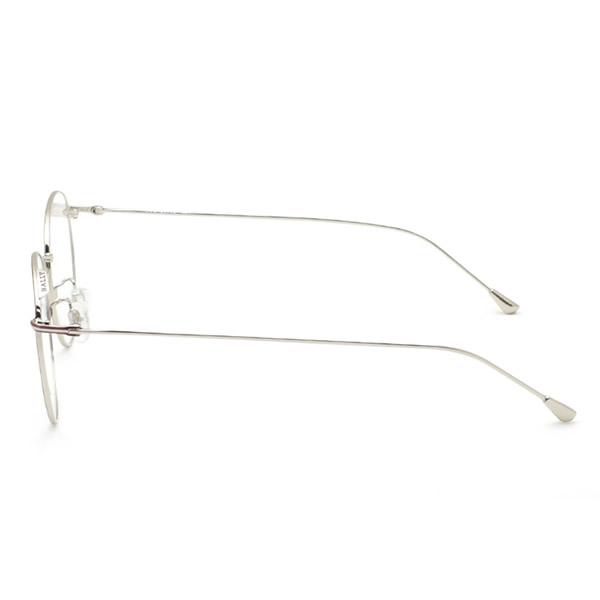 BALLY フレーム メガネ BY5002-D-020-53 シルバー 【Lady's】 Bally BY5002-D 020 Silver Red Round Metal Optical Eyeglasses