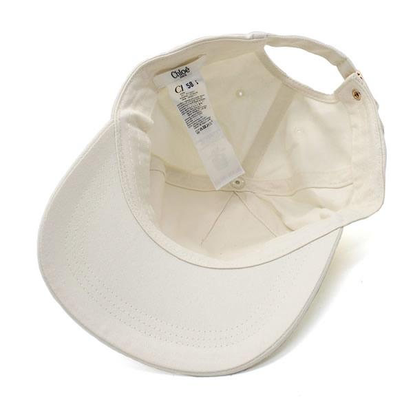 並行輸入品 CHLOE KID’S クロエ キッズ C20871-105 大人もOK キャップ べーズボールキャップ 帽子 ホワイト ユニセックスの画像