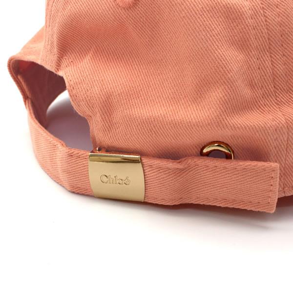並行輸入品 CHLOE KID’S クロエ キッズ C20871-43A 大人もOK キャップ べーズボールキャップ 帽子 コーラル ユニセックスの画像