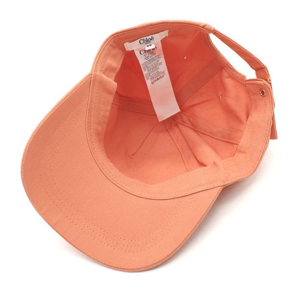 並行輸入品 CHLOE KID’S クロエ キッズ C20871-43A 大人もOK キャップ べーズボールキャップ 帽子 コーラル ユニセックスの画像