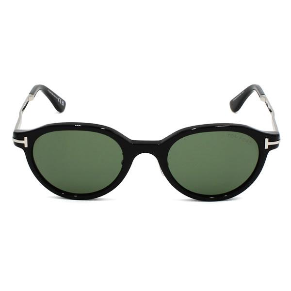 トムフォード サングラス TOM FORD FT1234-D/S 01A 51 EYEWEAR TF1234 ブラック シルバー ダークグリーン アジアンフィット メンズ レディース ユニセックスの画像