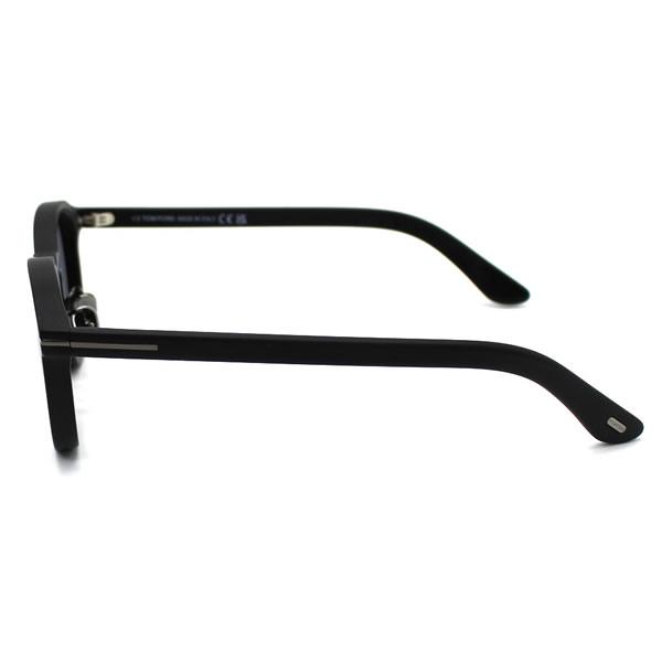 並行輸入品 トムフォード サングラス TOM FORD FT1277-D-N/S 02A 50 TF1277 EYEWEAR アジアンフィット マットブラック グレー メンズ レディース ユニセックスの画像