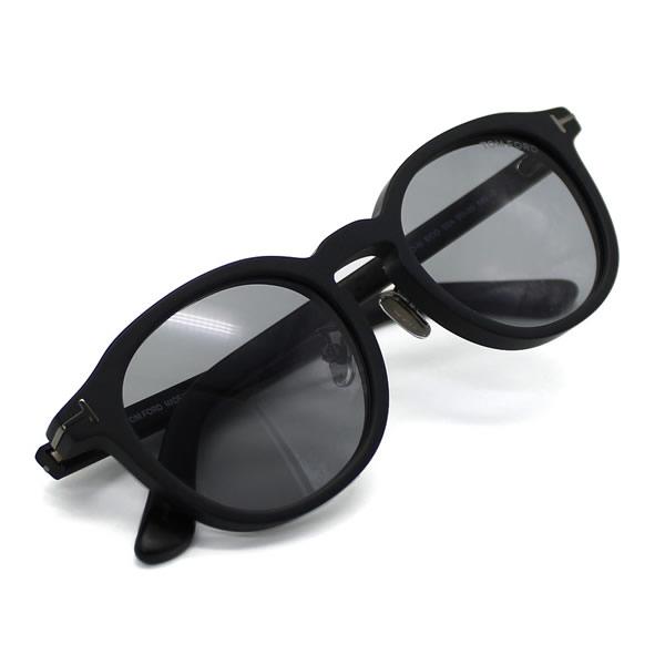 並行輸入品 トムフォード サングラス TOM FORD FT1277-D-N/S 02A 50 TF1277 EYEWEAR アジアンフィット マットブラック グレー メンズ レディース ユニセックスの画像