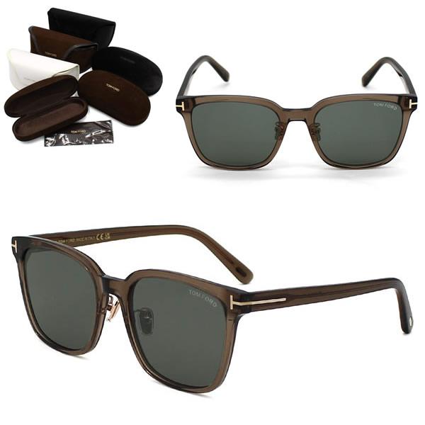 並行輸入品 トムフォード サングラス TOM FORD FT1286-K/S 45A 56 TF1286 EYEWEAR アジアンフィット ブラウン グレー メンズ レディース ユニセックス