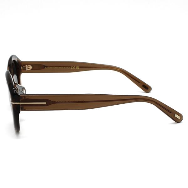 並行輸入品 トムフォード サングラス TOM FORD FT1293-K/S 45A 54 TF1293 サングラス EYEWEAR アジアンフィット クリアライトブラウン グレー ユニセックスの画像