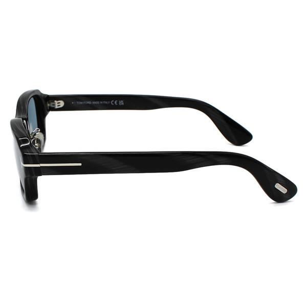 並行輸入品 トムフォード サングラス TOM FORD FT1351-D/S 63A 56 TF1351 サングラス EYEWEAR アジアンフィット ブラックササ ライトブルー ユニセックスの画像