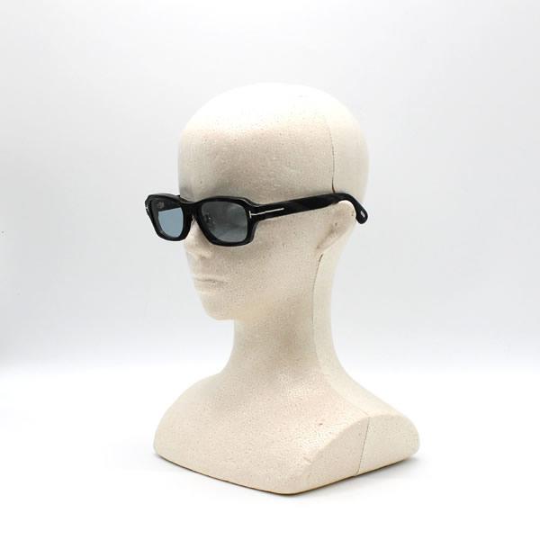 並行輸入品 トムフォード サングラス TOM FORD FT1351-D/S 63A 56 TF1351 サングラス EYEWEAR アジアンフィット ブラックササ ライトブルー ユニセックスの画像