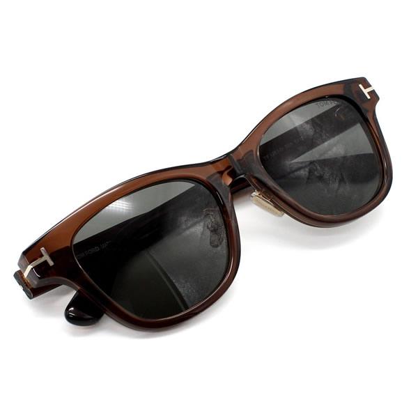 並行輸入品 トムフォード サングラス TOM FORD FT1353-D/S 50A 52 TF1353 サングラス EYEWEAR アジアンフィット クリアブラウン グレー ユニセックス_6